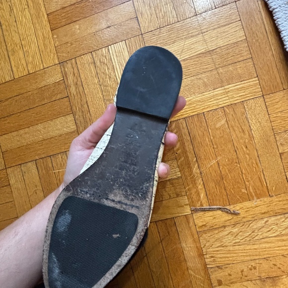 Theory slides leather sling back pony hair - Picture 3 of 6